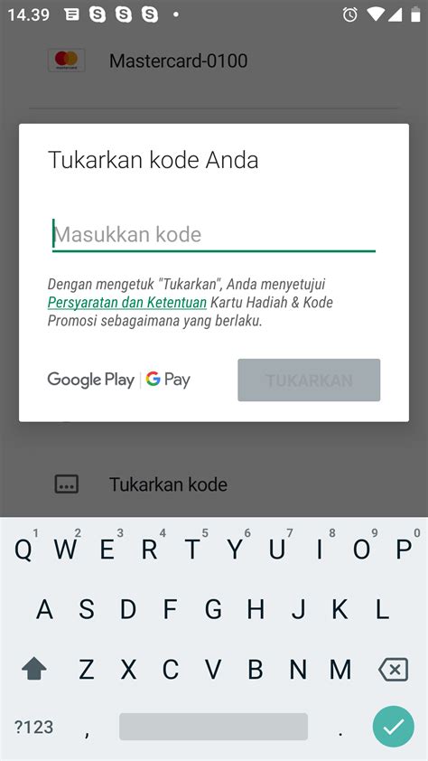 Cara Masukkan Kode Google Play
